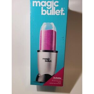 Magic Bullet MBR-0301: 3 Piece Personal Compact Blender – Silver NEW